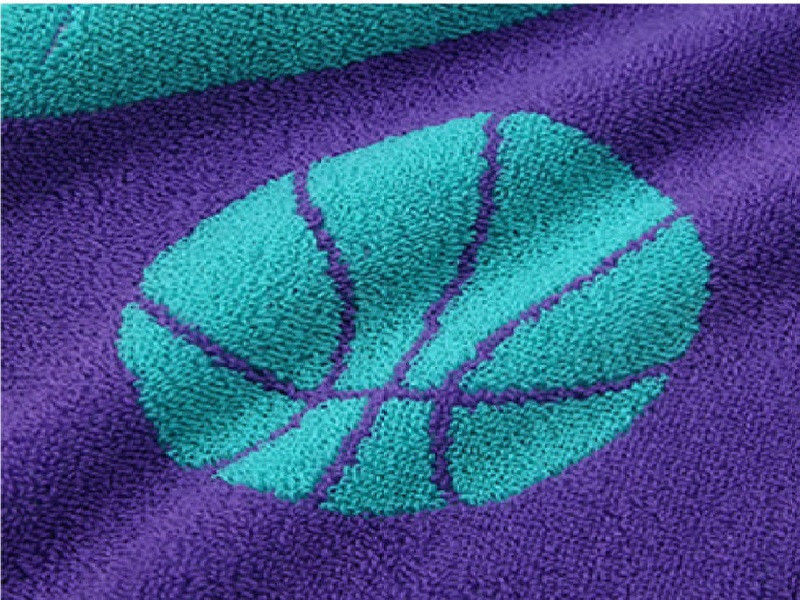 knitted Loops Faces Towel