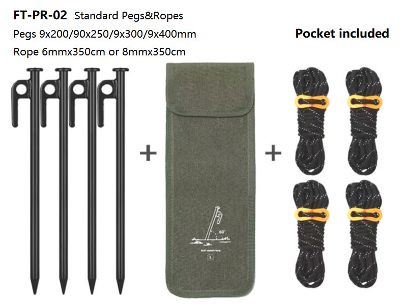 Pegs & Ropes & Hammer