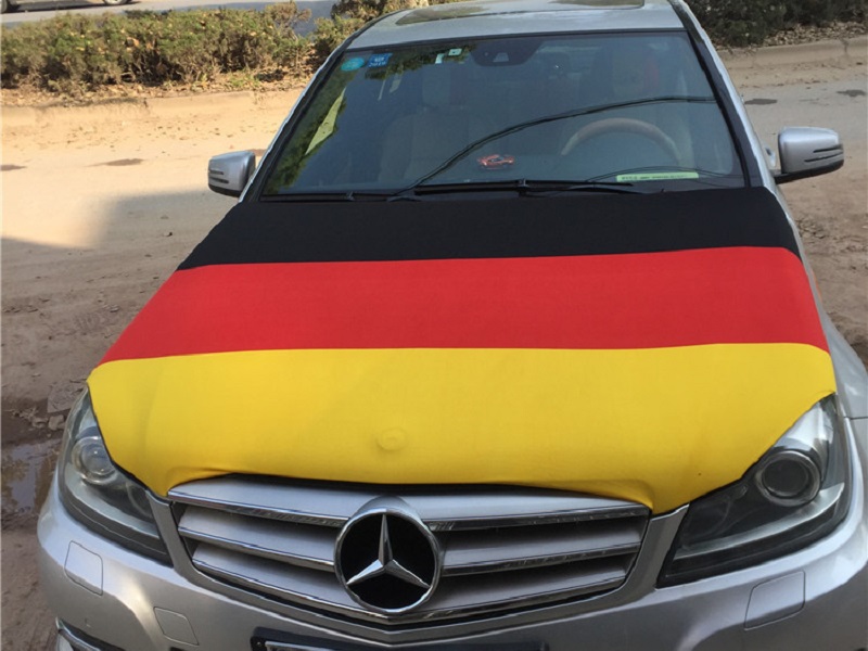 Car Engine Hood Flag