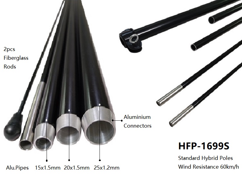 Hybrid Poles (Feather&Teardrop)