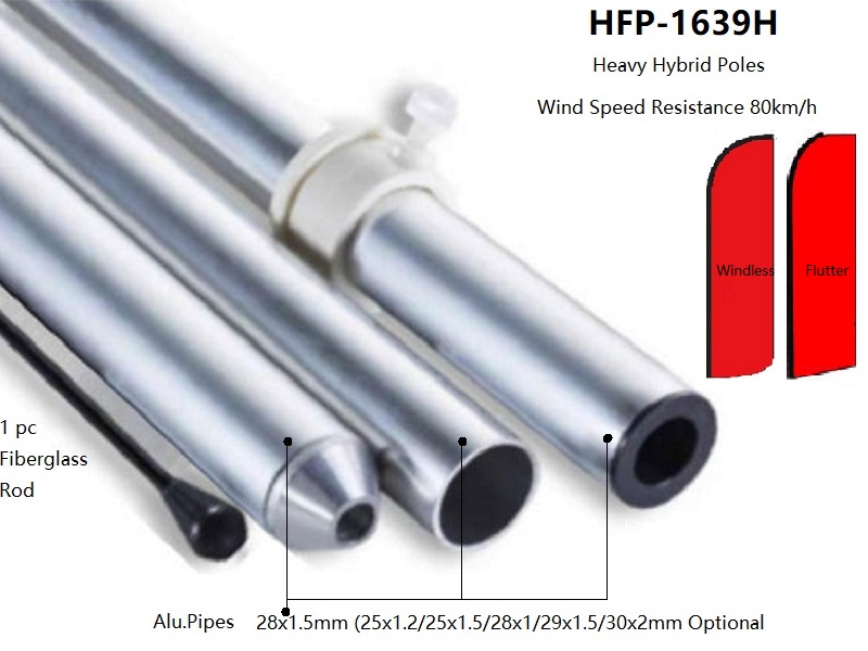 Hybrid Poles (Windless&Flutter)